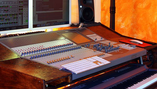 Mischpult und Mixing-Regie Mallorca